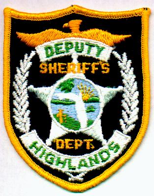 Highlands County Sheriff's Dept Deputy
Thanks to EmblemAndPatchSales.com for this scan.
Keywords: florida sheriffs department