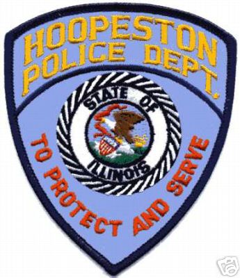 Hoopeston Police Dept (Illinois)
Thanks to Jason Bragg for this scan.
Keywords: department