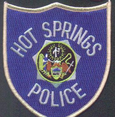 Hot Springs Police
Thanks to EmblemAndPatchSales.com for this scan.
Keywords: arkansas