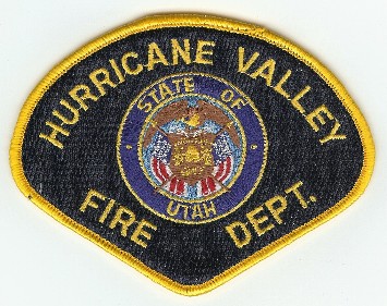 Hurricane Valley Fire Dept
Thanks to PaulsFirePatches.com for this scan.
Keywords: utah department