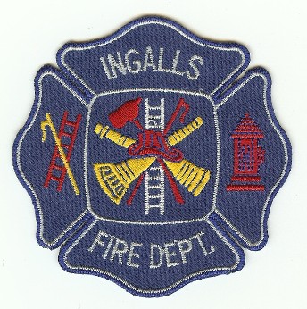 Ingalls Fire Dept
Thanks to PaulsFirePatches.com for this scan.
Keywords: kansas department