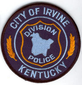 Irvine Police
Thanks to Enforcer31.com for this scan.
Keywords: kentucky city of division