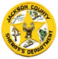 Jackson County Sheriff's Department (Wisconsin)
Thanks to BensPatchCollection.com for this scan.
Keywords: sheriffs