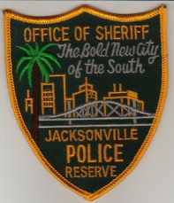Jacksonville Police Office of Sheriff Reserve
Thanks to BlueLineDesigns.net for this scan.
Keywords: florida