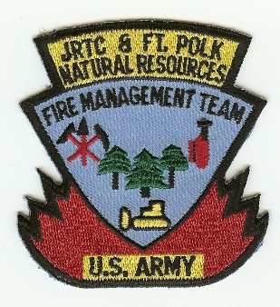 JRTC & Fort Polk Fire Management Team
Thanks to PaulsFirePatches.com for this scan.
Keywords: louisiana joint readiness training center natural resources us army