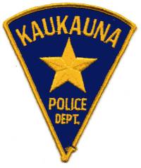Kaukauna Police Dept (Wisconsin)
Thanks to BensPatchCollection.com for this scan.
Keywords: department