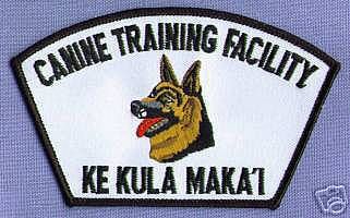 Ke Kula Maka'i Canine Training Facility (Hawaii)
Thanks to apdsgt for this scan.
Keywords: police makai k-9 k9