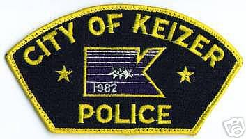 Keizer Police (Oregon)
Thanks to apdsgt for this scan.
Keywords: city of