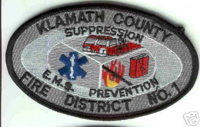 Klamath County Fire District No 1
Thanks to Brent Kimberland for this scan.
Keywords: oregon number e.m.s. ems