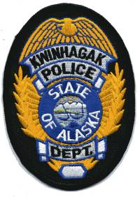 Kwinhagak Police Dept (Alaska)
Thanks to BensPatchCollection.com for this scan.
Keywords: department