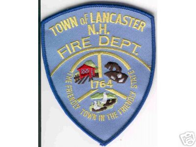 Lancaster Fire Dept
Thanks to Brent Kimberland for this scan.
Keywords: new hampshire department