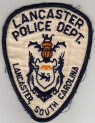 Lancaster Police Dept
Thanks to BlueLineDesigns.net for this scan.
Keywords: south carolina department