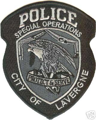 Lavergne Police Special Operations
Thanks to Conch Creations for this scan.
Keywords: tennessee city of