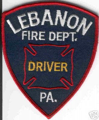 Lebanon Fire Dept Driver
Thanks to Brent Kimberland for this scan.
Keywords: pennsylvania department