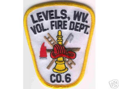Levels Vol Fire Dept Co 6
Thanks to Brent Kimberland for this scan.
Keywords: west virginia volunteer department company