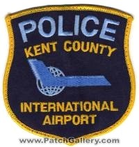 Kent County International Airport Police (Michigan)
Thanks to BensPatchCollection.com for this scan.
