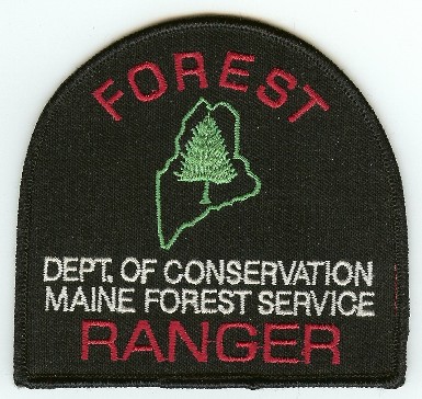 Maine Forest Service Ranger
Thanks to PaulsFirePatches.com for this scan.
Keywords: department of conservation