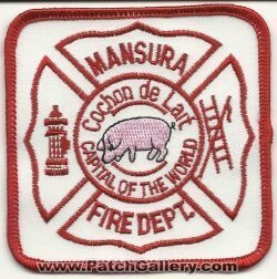 Mansura Fire Department (Louisiana)
Thanks to Mark Hetzel Sr. for this scan.
Keywords: dept.