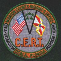 Marion County Sheriff's Office C.E.R.T.
Thanks to EmblemAndPatchSales.com for this scan.
Keywords: florida sheriffs cert ocala