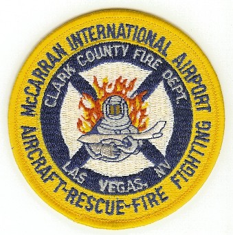 McCarran International Airport Aircraft Rescue Fire Fighting
Thanks to PaulsFirePatches.com for this scan.
Keywords: nevada cfr arff crash clark county dept department las vegas