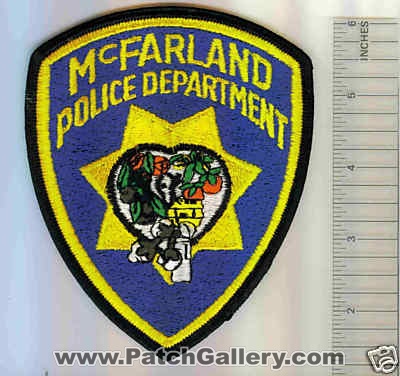 McFarland Police Department (California)
Thanks to Mark C Barilovich for this scan.
