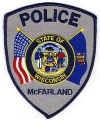 McFarland Police (Wisconsin)
Thanks to BensPatchCollection.com for this scan.
