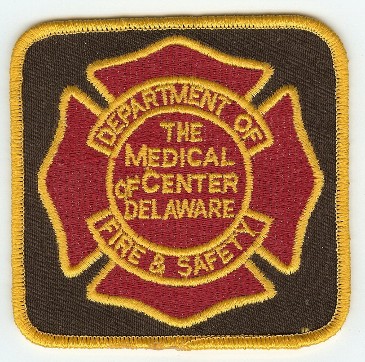 Medical Center of Delaware Fire & Safety
Thanks to PaulsFirePatches.com for this scan.
Keywords: delaware department of