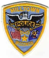 Milltown Police (Wisconsin)
Thanks to BensPatchCollection.com for this scan.
