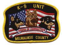 Milwaukee County Sheriff K-9 Unit (Wisconsin)
Thanks to BensPatchCollection.com for this scan.
Keywords: k9