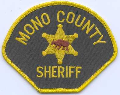 Mono County Sheriff
Thanks to Scott McDairmant for this scan.
Keywords: california