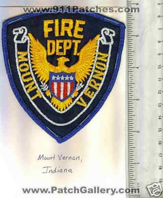 Mount Vernon Fire Department (Indiana)
Thanks to Mark C Barilovich for this scan.
Keywords: dept. mt.