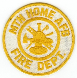 Mountain Home AFB Fire Dept
Thanks to PaulsFirePatches.com for this scan.
Keywords: idaho department air force base usaf mtn