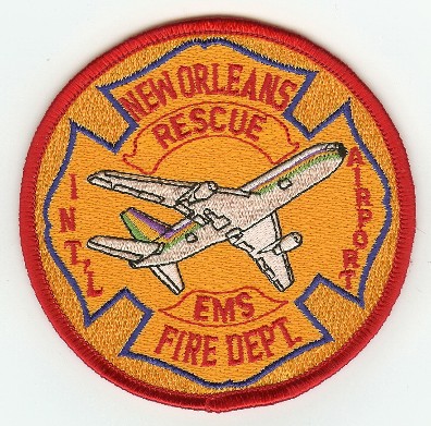 New Orleans Fire Intl Airport
Thanks to PaulsFirePatches.com for this scan.
Keywords: louisiana international cfr arff aircraft crash rescue