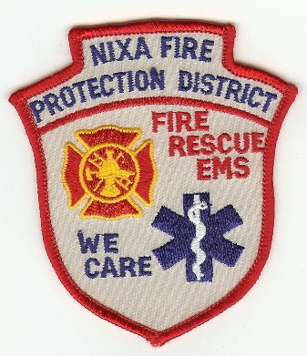 Nixa Fire Protection District
Thanks to PaulsFirePatches.com for this scan.
Keywords: missouri rescue ems