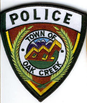 Oak Creek Police
Thanks to Enforcer31.com for this scan.
Keywords: colorado town of