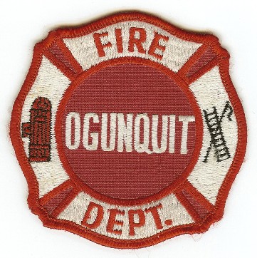 Ogunquit Fire Dept
Thanks to PaulsFirePatches.com for this scan.
Keywords: maine department