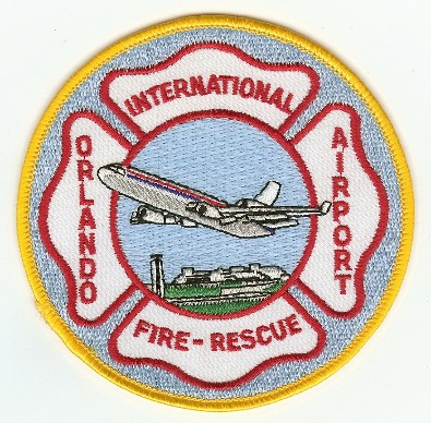 Orlando International Airport Fire Rescue
Thanks to PaulsFirePatches.com for this scan.
Keywords: florida cfr arff aircraft crash