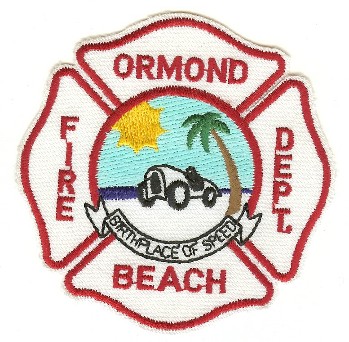 Ormond Beach Fire Dept
Thanks to PaulsFirePatches.com for this scan.
Keywords: florida department