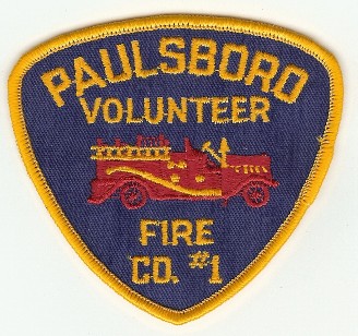 Paulsboro Volunteer Fire Co #1
Thanks to PaulsFirePatches.com for this scan.
Keywords: new jersey company number