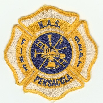 Pensacola NAS Fire Dept
Thanks to PaulsFirePatches.com for this scan.
Keywords: florida department naval air station us navy