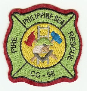 Philippine Sea Fire Rescue
Thanks to PaulsFirePatches.com for this scan.
Keywords: florida cg-58