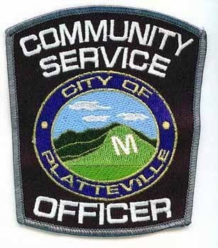 Platteville Police Community Service Officer (Wisconsin)
Thanks to apdsgt for this scan.
Keywords: city of