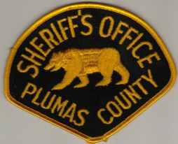Plumas County Sheriff's Office
Thanks to BlueLineDesigns.net for this scan.
Keywords: california sheriffs