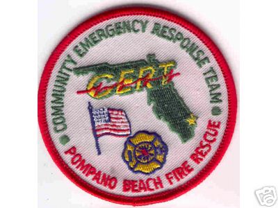 Pompano Beach Fire Rescue CERT
Thanks to Brent Kimberland for this scan.
Keywords: florida community emergency response team