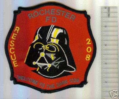 Rochester Fire Rescue 208 (Massachusetts)
Thanks to Mark C Barilovich for this scan.
Keywords: department fd darth vader