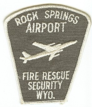 Rock Springs Airport Fire Rescue Security
Thanks to PaulsFirePatches.com for this scan.
Keywords: wyoming