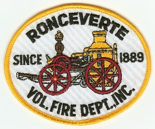 Ronceverte Vol Fire Dept Inc
Thanks to PaulsFirePatches.com for this scan.
Keywords: west virginia volunteer department