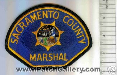 Sacramento County Marshal (California)
Thanks to Mark C Barilovich for this scan.
