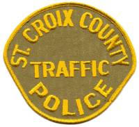 Saint Croix County Police Traffic (Wisconsin)
Thanks to BensPatchCollection.com for this scan.
Keywords: st