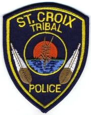 Saint Croix Tribal Police (Wisconsin)
Thanks to BensPatchCollection.com for this scan.
Keywords: st